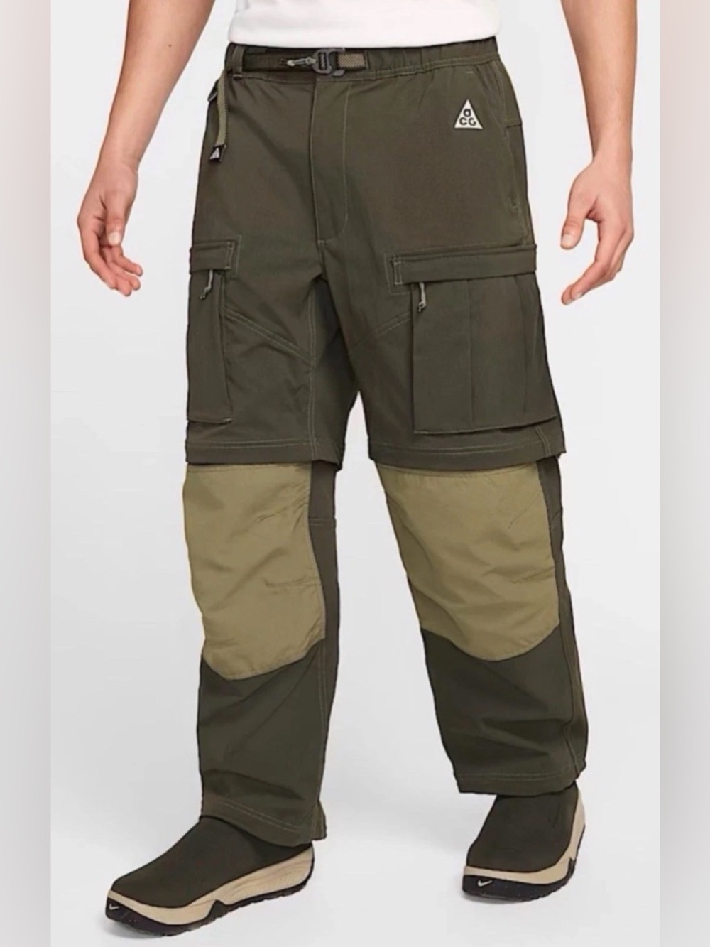 Nike ACG Smith Summit Cargo Pants Convert Sequoia Olive FN0428-355 Medium NWT M